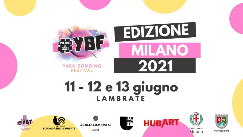 Fino a domenica 13 giugno a Lambrate lo Yarn Bombing Festival Milano 2021