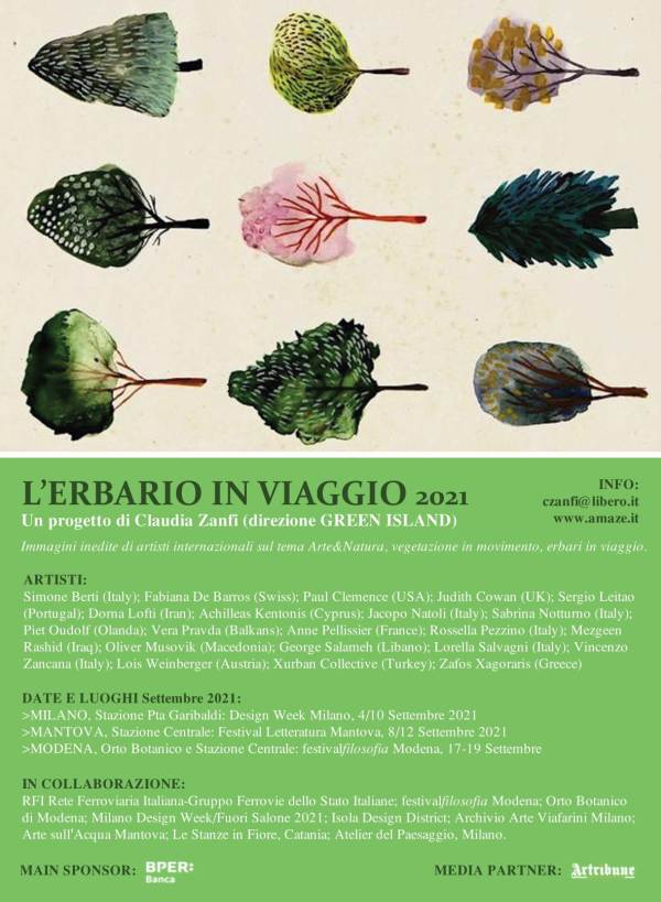 Green Island 2021 Milano Design Week - L’erbario in viaggio, a cura di Claudia Zanfi / Atelier del Paesaggio