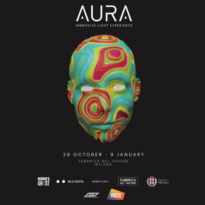Dal 29 ottobre AURA Immersive Light Experience alla Fabbrica del Vapore di Milano