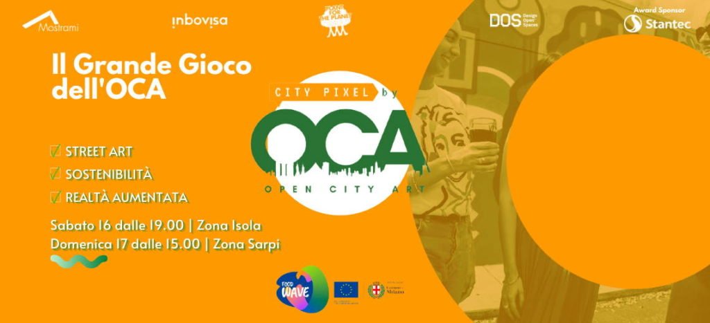 A Milano Il Grande Gioco dell'OCA: Open City Art - Street Art, sostenibilità e realtà aumentata