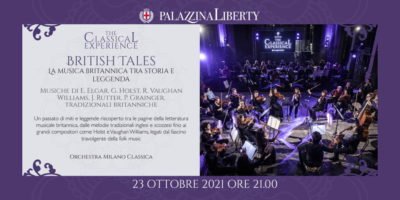 Sabato 23 ottobre: l'orchestra Milano Classica in concerto British Tales