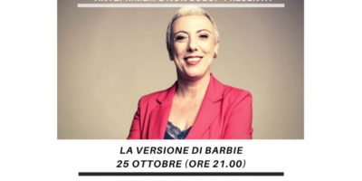 Lunedì 25 ottobre a Milano La Versione di Barbie con Alessandra Faiella