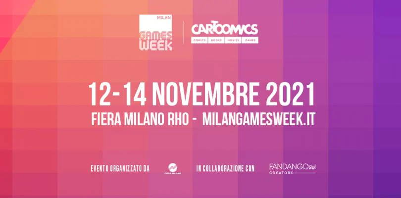Da venerdì 12 a domenica 14 novembre: Milan Games Week & Cartoomics “AS ONE”