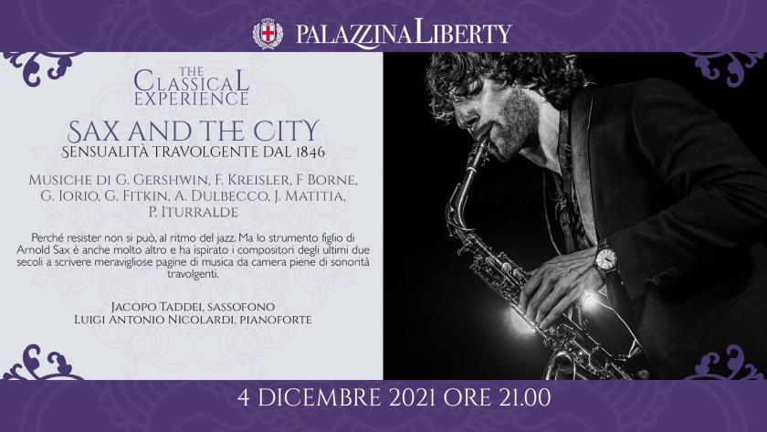 #TheClassicalExperience - Concerto Sax and the City in Palazzina Liberty