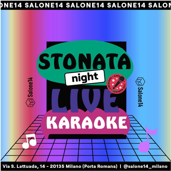 Venerdì 17 dicembre Stonata Night live Karaoke allo YellowSquare di Milano