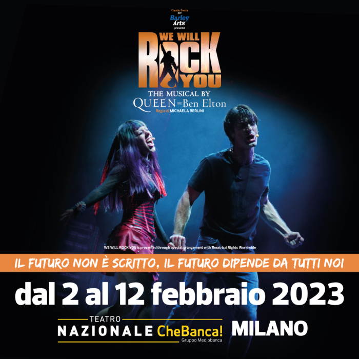 WE WILL ROCK YOU in scena a Milano nel 2023