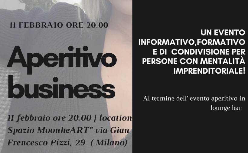 Aperitivo business allo Spazio MoonheART di Milano