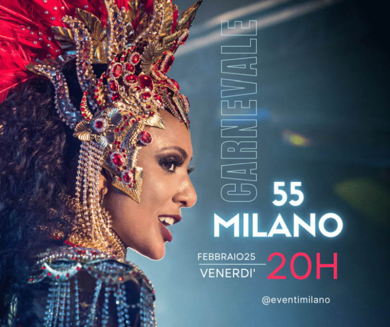 Carnevale Italiano al 55 Milano con aperitivo e dj set