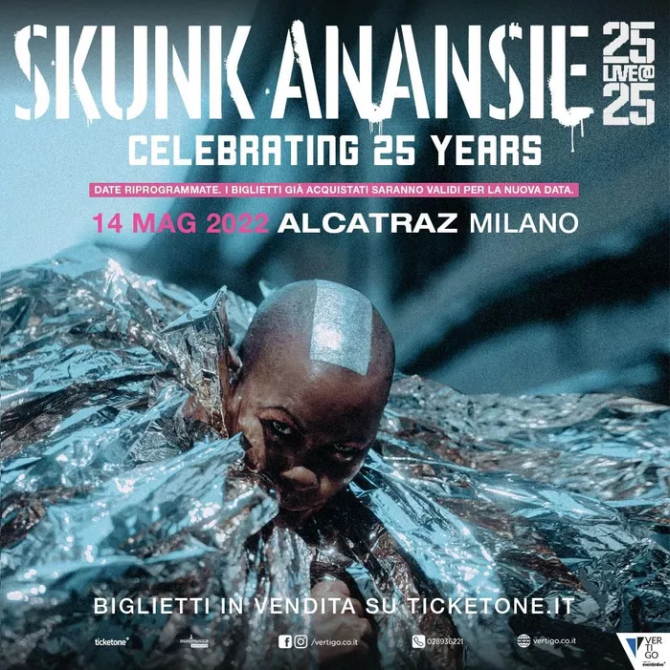 Concerto degli Skunk Anansie a Milano: tappa all'Alcatraz il 14 maggio 2022