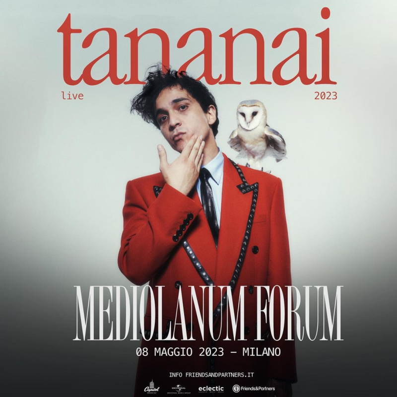 Tananai in concerto: tappa al Mediolanum Forum di Milano per il tour nei club del 2023