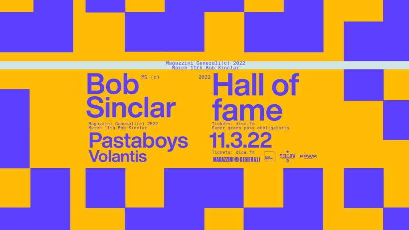 Venerdì 11 marzo: Bob Sinclar Hall of fame ai Magazzini Generali di Milano