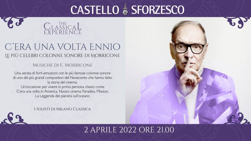 A Milano sabato 2 aprile le più celebri colonne sonore di Ennio Morricone