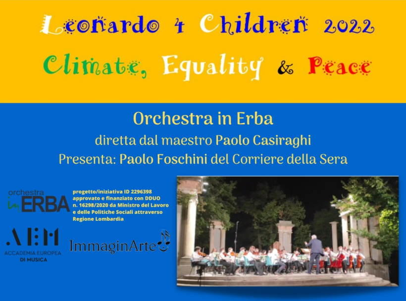 Leonardo 4 Children 2022 - Concerto benefico de l'Orchestra in Erba