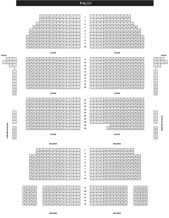 Pianta del Teatro Nazionale CheBanca di Milano: posti migliori