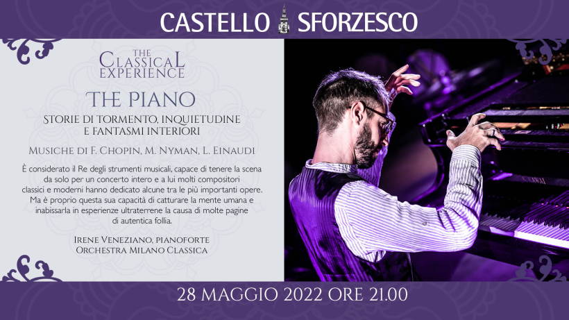 Concerto Milano Classica del 28 maggio: The Piano