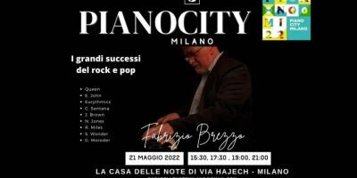 Piano City Milano 2022: Fabrizio Brezzo in I grandi successi del rock e del pop