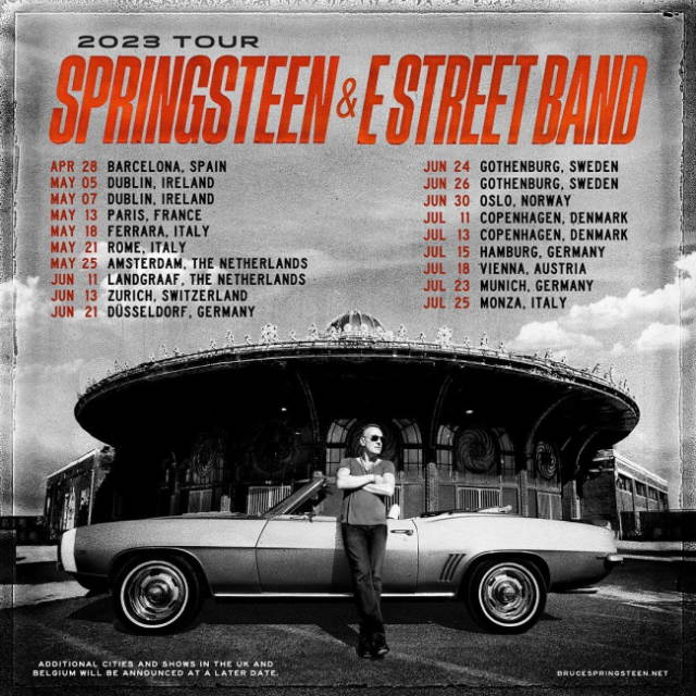 Bruce Springsteen and The E Street Band: calendario date 2023