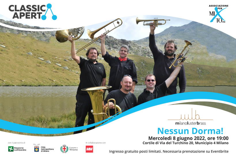 Nessun Dorma! concerto di Milano Luster Brass per la Rassegna ClassicAperta
