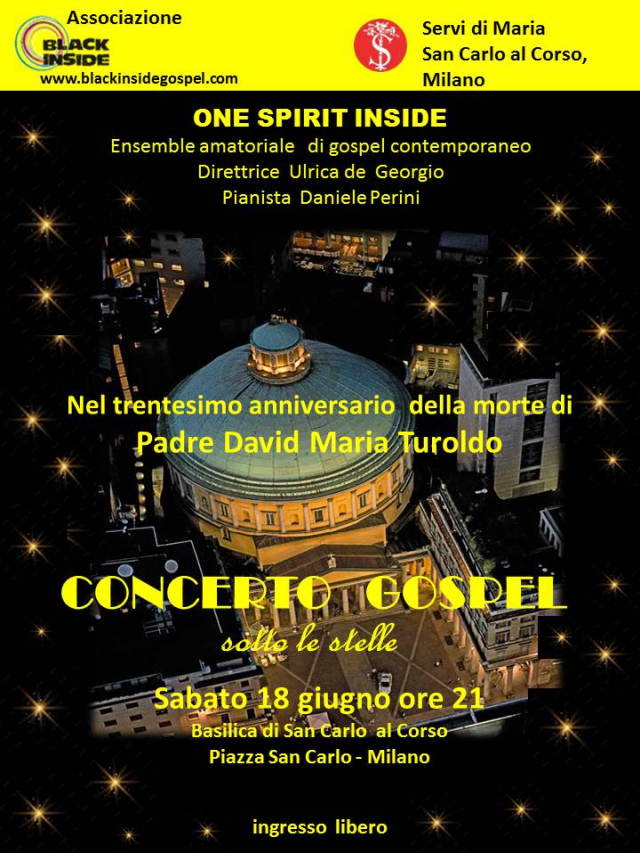 concerto gospel sotto le stelle a Milano