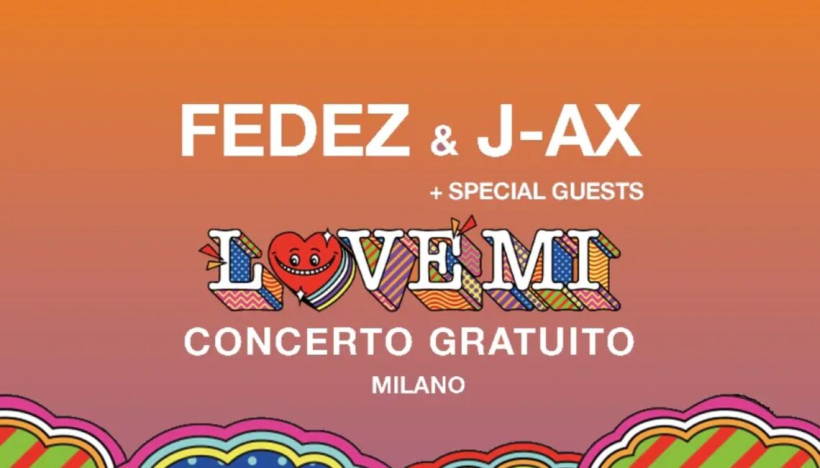 LOVE MI: concerto di Fedez e J-Ax in piazza Duomo a Milano