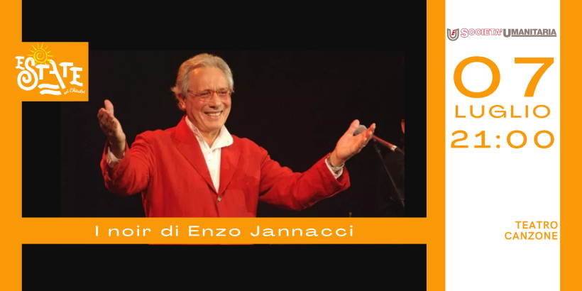 7 luglio: spettacolo di Teatro Canzone La Milano noir di Enzo Jannacci