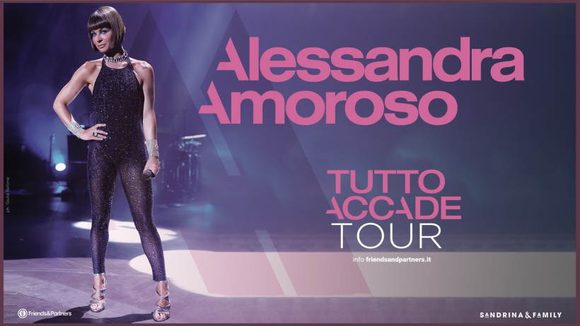 Alessandra Amoroso tutto accade tour nei palasport: tappa al Mediolanum Forum di Assago il 21 dicembre 2022