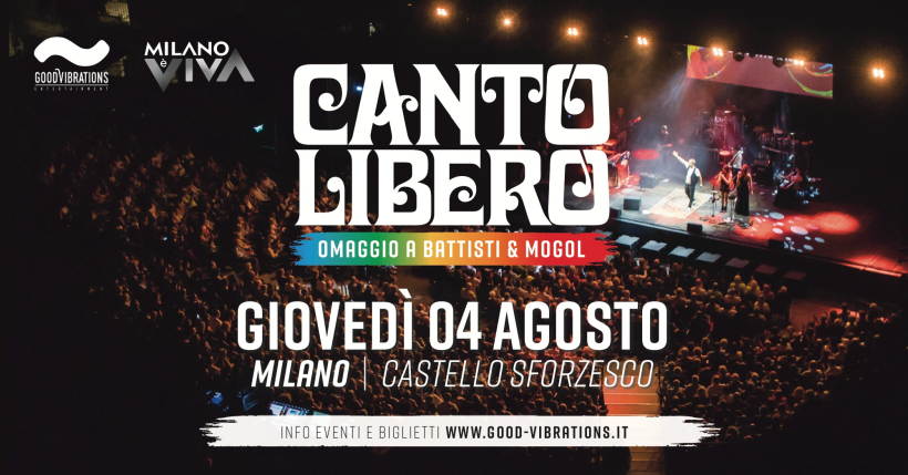 Battisti Mogol: concerto per Milano è Viva al Castello Sforzesco