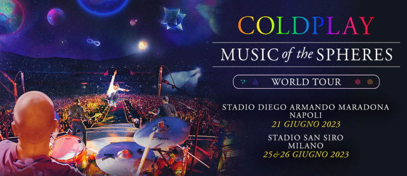 Coldplay in concerto a Milano: annunciate le date del Tour 2023