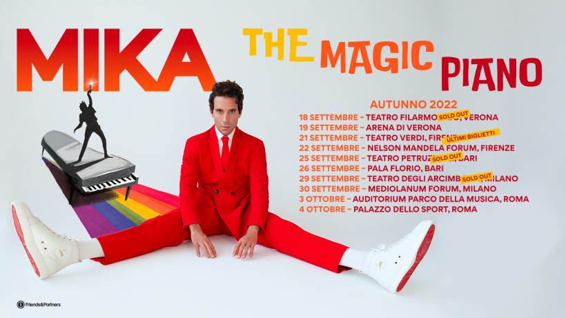 mika in concerto a Milano: date del tour