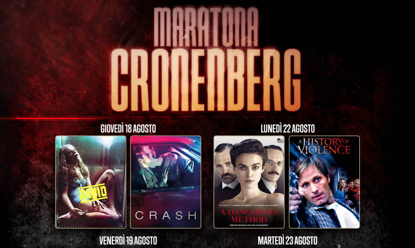 Lucky Red presenta all’Anteo Palazzo del Cinema di Milano MARATONA CRONENBERG