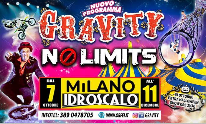 Gravity Circus presenta No Limits a Milano Idroscalo: Extra Halloween Show il 31 ottobre dalle 21.30