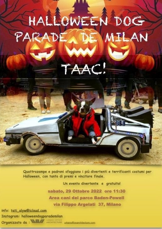 halloween dog parade a Milano