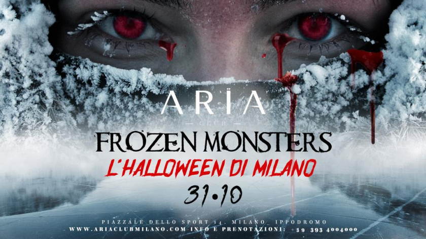 Notte di Halloween: all’Aria Club Milano l’evento “Frozen Monsters” con aperitivo e dj set