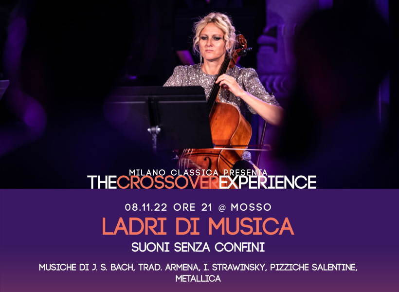 The Crossover Experience: a Milano il concerto Ladri di musica con il quartetto di violoncelli Cello4Ever