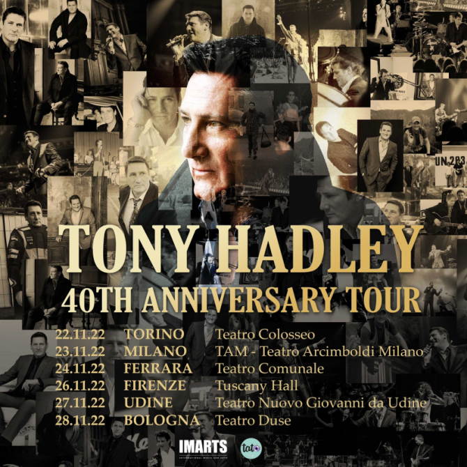 Tappa a Milano per il 40th Anniversary Tour di TONY HADLEY, storica voce solista degli Spandau Ballet
