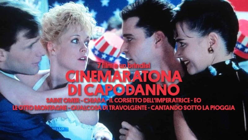 Sette film e un brindisi, la notte di San Silvestro, con la Cinemaratona di Capodanno al Cinema Beltrade