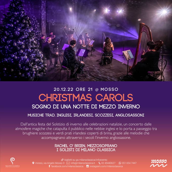 concerto di natale Christmas Carols con i Solisti di Milano Classica