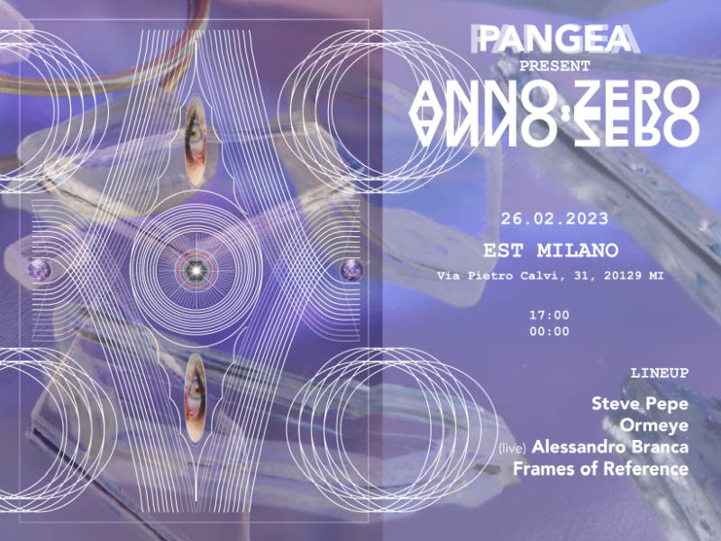 Pangea present Anno.Zero: evento a Milano domenica 26 febbraio