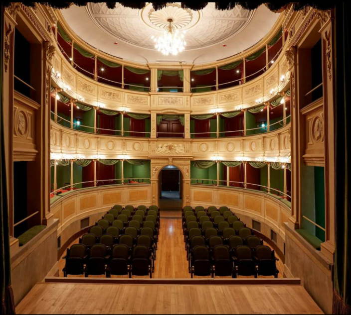 platea Teatro Gerolamo di Milano in Piazza Cesare Beccaria, 8. 