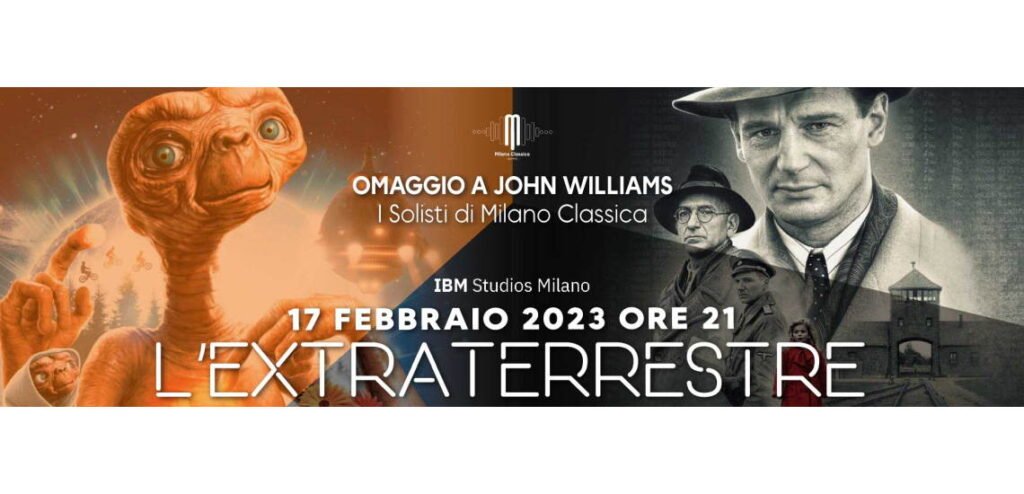 Concerto Milano Classica del 17 febbraio, omaggio a John Williams