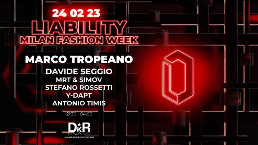 milano fashion week 2023 serata Liability Production