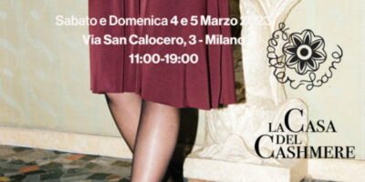 sabato 4 e domenica 5 marzo: Popup a Milano - Leather Lane + La Casa del Cashmere