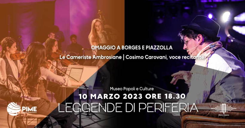 MusicaInMuseo al Museo Popoli e Culture di Milano: venerdì 10 marzo concerto Leggende di Periferia