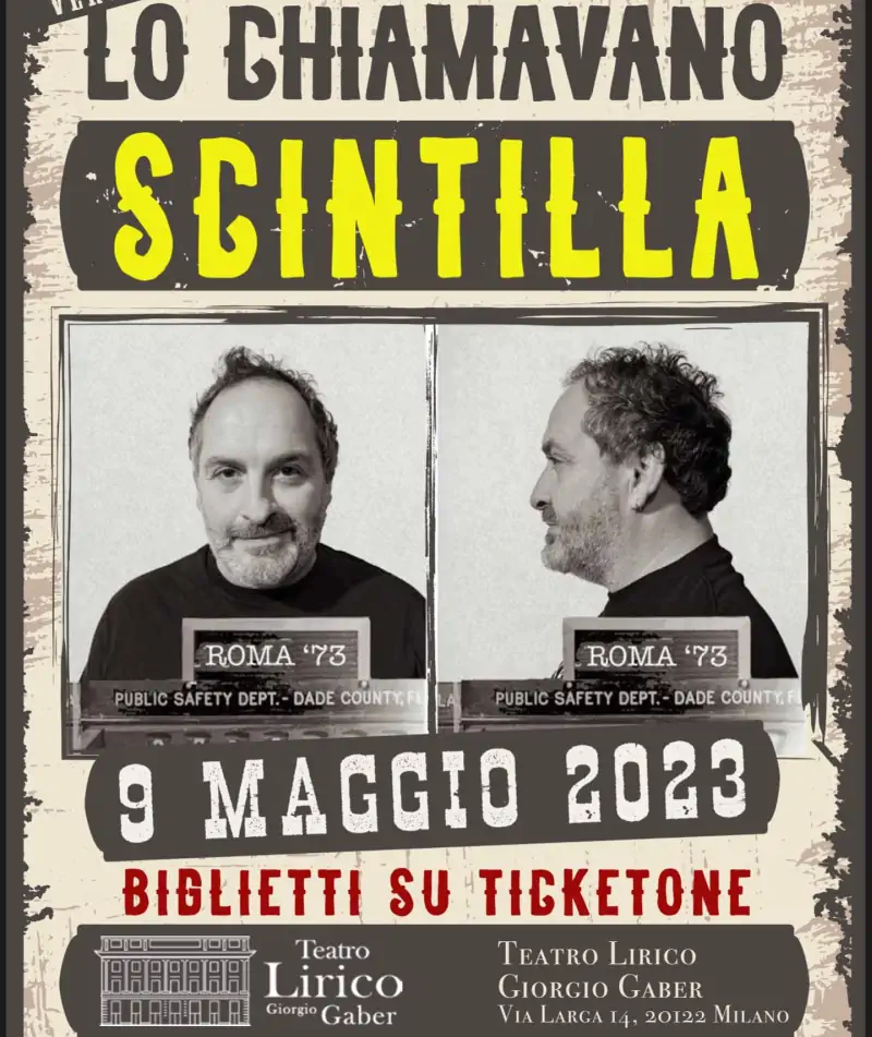 Gianluca Scintilla Fubelli al Teatro Lirico Giorgio Gaber di Milano