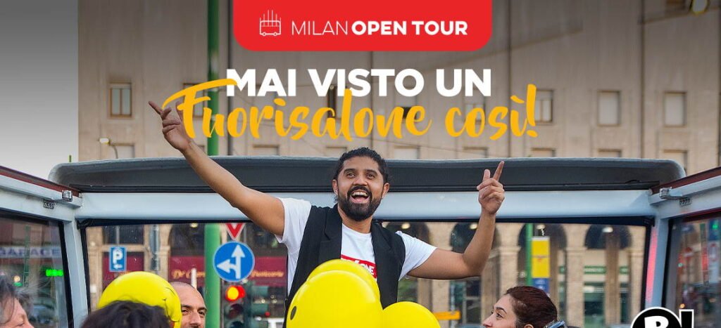 Dal 17 al 20 aprile Milan Open Tour si trasforma in taxibus per il Fuori Salone!