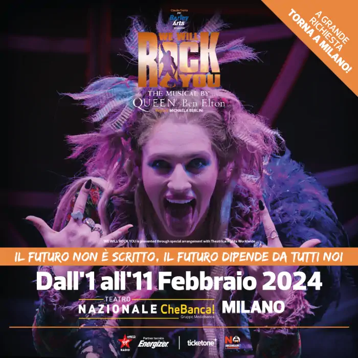 WE WILL ROCK YOU in scena a Milano nel 2024