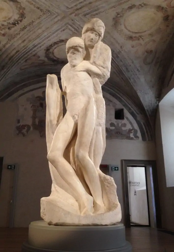 Pietà Rondanini di Michelangelo Buonarroti al Castello Sforzesco di Milano