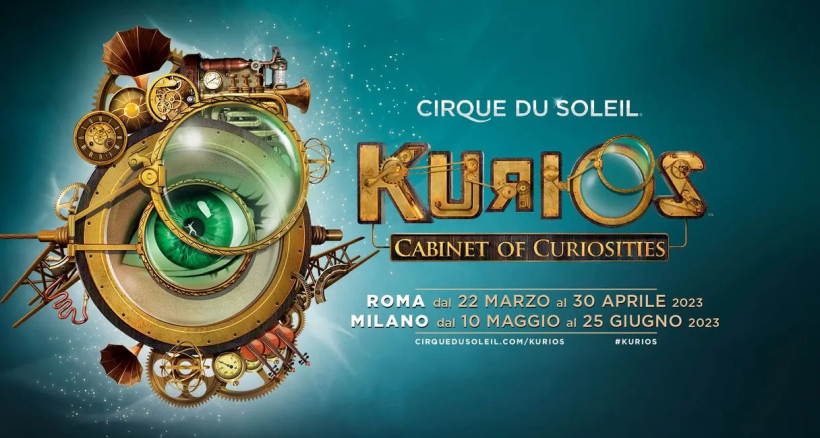 In Piazzale Cuoco lo spettacolo KURIOS Cabinet of curiosities di Cirque du Soleil