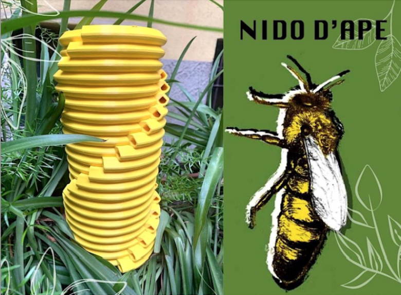 NIDO D’APE, arnie artistiche per api solitarie - a cura di Claudia Zanfi