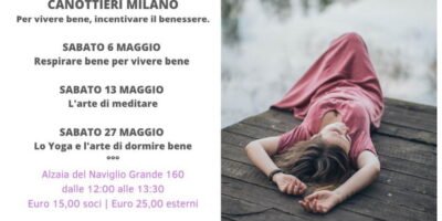 Sabato 13 maggio: in Canottieri Milano il corso breve L'arte di meditare